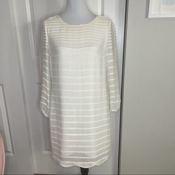 Massimo Dutti Cream Dress size 42/L - Picture 14 of 14